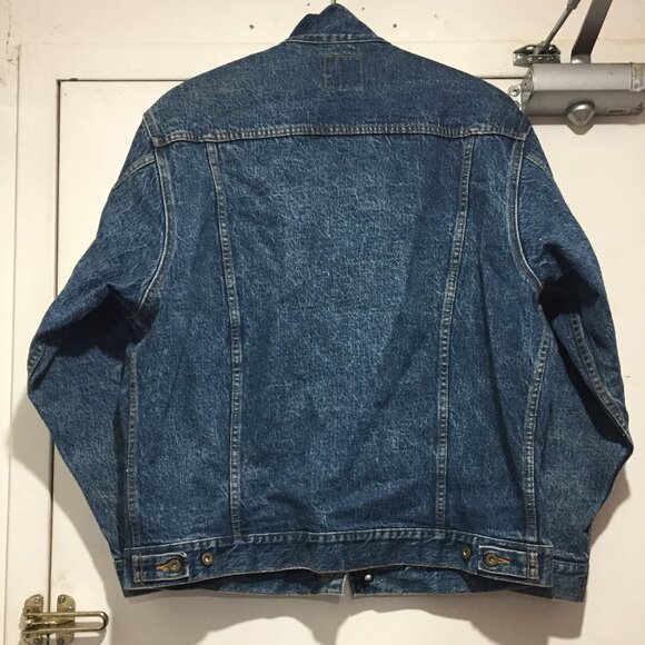 VINTAGE SENSITIVE BLUE DENIM JACKETS SIZE L - Picture 3 of 8